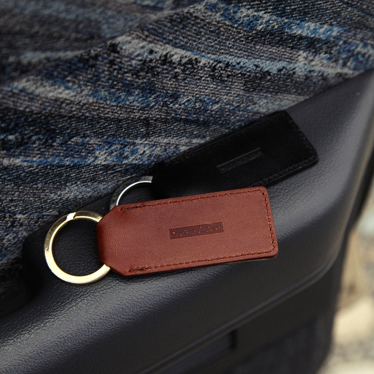 Leather Key Ring